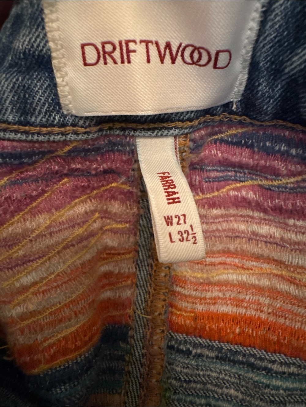 Driftwood x Free People Farrah Embroidered Flare Jeans - Picture 5 of 6